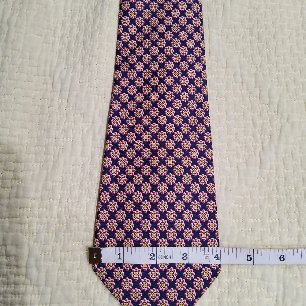 Polo by Ralph Lauren Purple Floral Patterned Dress Tie